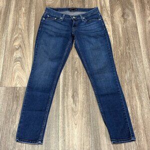 Levis 524 Jeans Womens Size 5 S/C X 28IN Too Superlow Skinny Low Rise Stretch